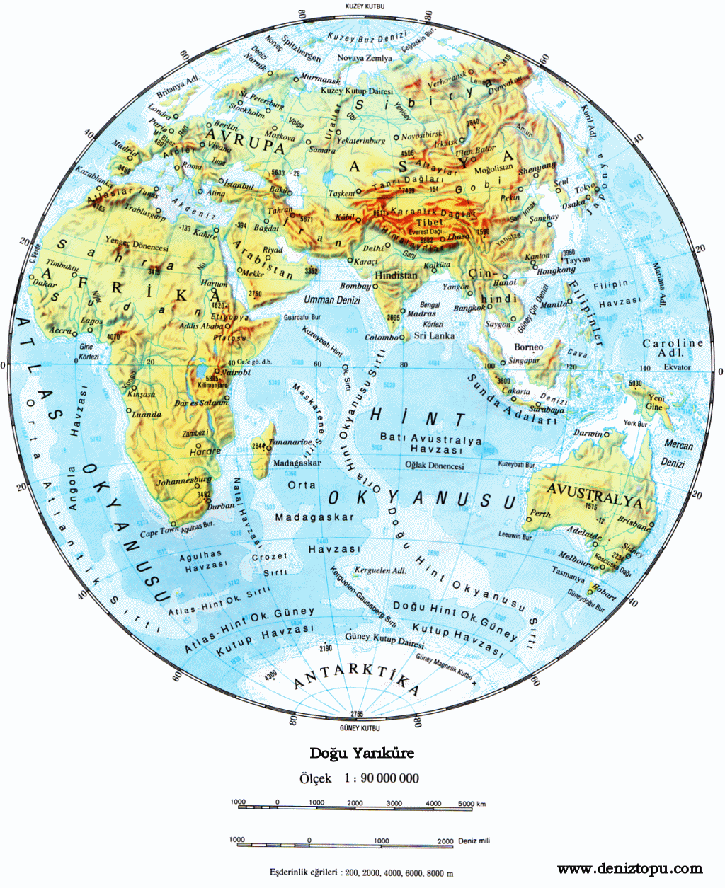 Полностью восточное полушарие. Физическая карта полушарий. Политическая карта восточного полушария. Восточное полушарие. Физическая карта Западного полушария.