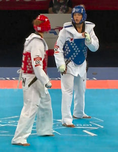 nur tatar final maci Londra 2012 Tekvando Bayanlar 67 kg Finali Gümüş Madalya Nur Tatar