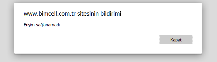 bimcell online islemleri login hatasi Bimcell Online İşlemler Erişim Sağlanamadı Giriş Hatası Çözümü